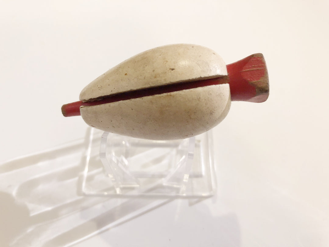 Vintage Wooden Push Peg Bobber