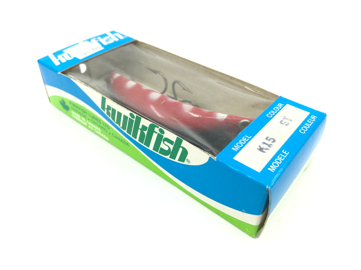 Kwikfish K15 ST Strawberry Color New in Box Old Stock