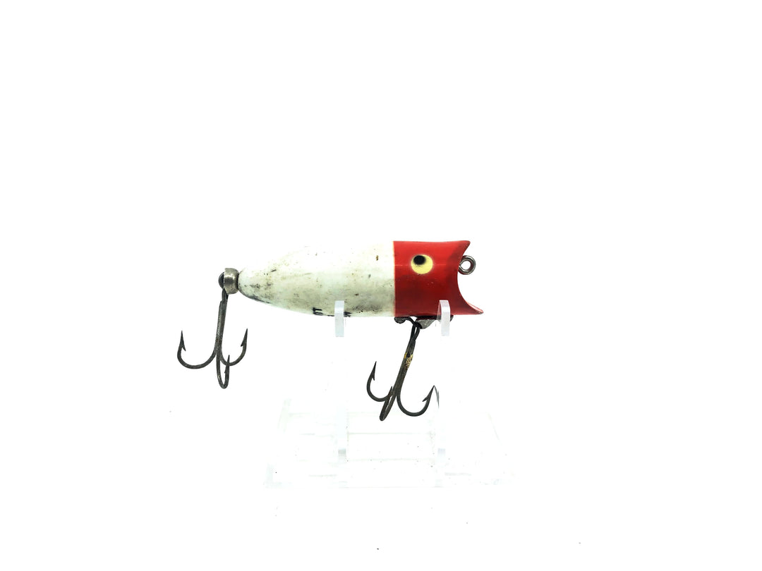 Heddon Baby Lucky 13 Red Head White Color