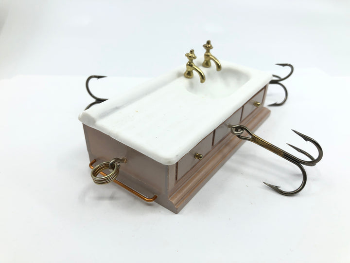 An Original JERK BAIT the KITCHEN SINK Lure by John Lunge Laimon with Box Novelty Lure