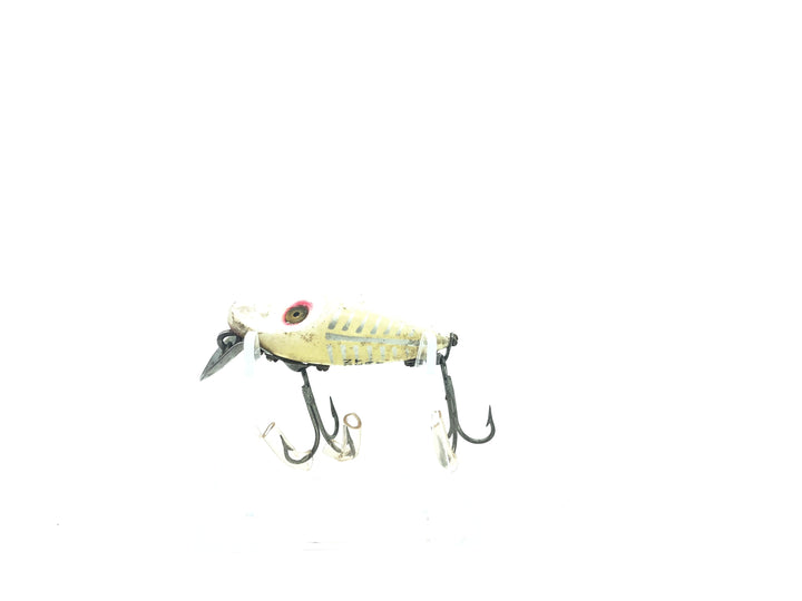 Heddon Midget River Runt Spook 9010 XRW White Shore Minnow Color