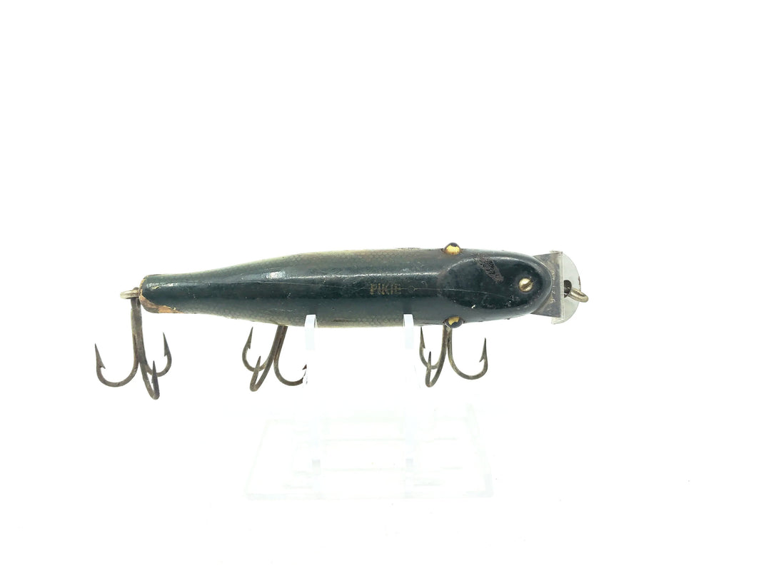 Creek Chub 700 Pikie in Perch 701 Color - Vintage Wooden Version with glass eyes