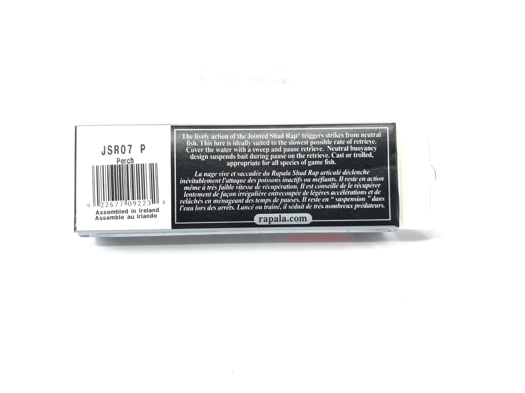 Rapala Jointed Shad Rap JSR-7 P Perch Color New in Box Old Stock