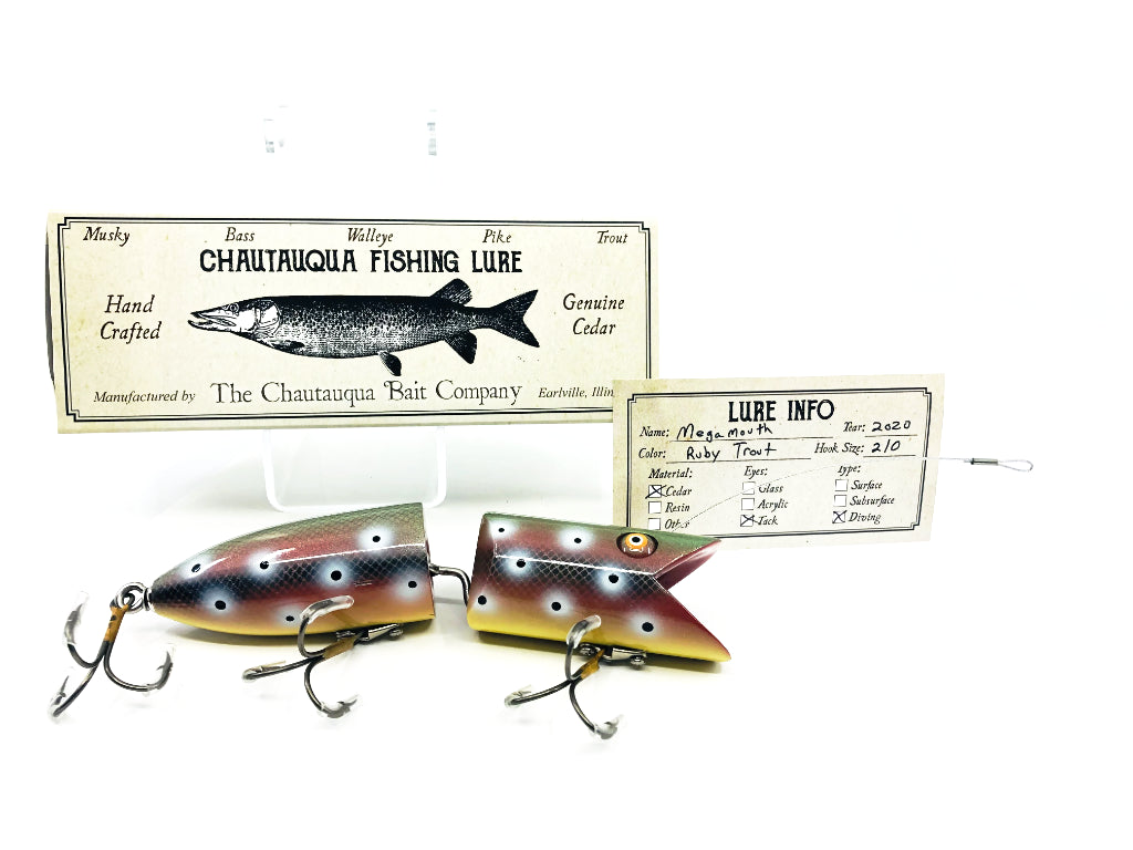 Chautauqua Custom Megamouth in Ruby Trout 2020 Color