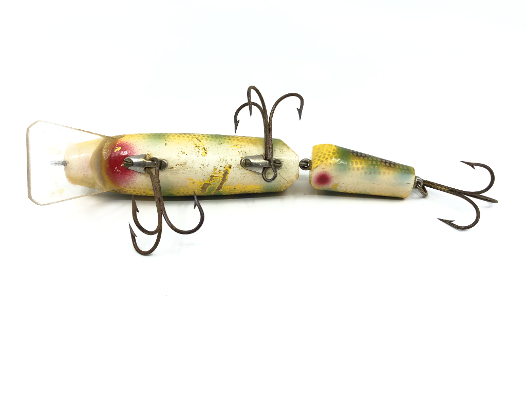 Wiley Jointed 6 1/2" Musky Killer in Yellow Perch Black Dots Color