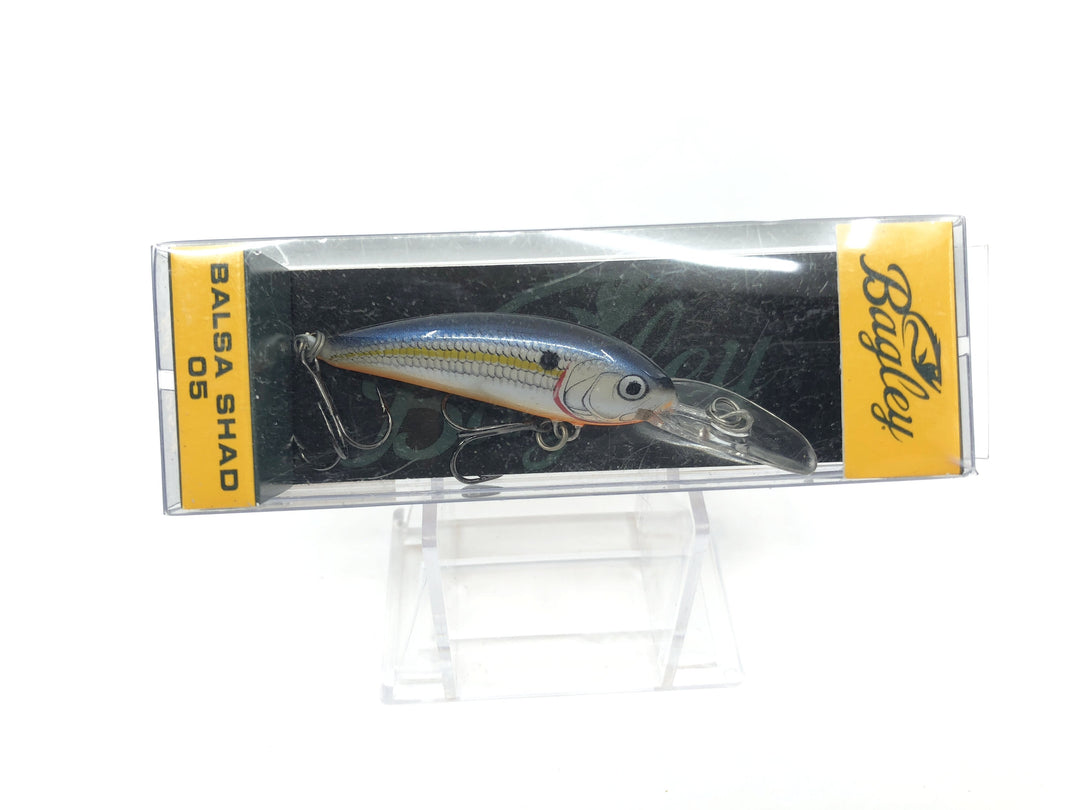 Bagley Balsa Shad 05 BS05-SSD Silver Shad Color New in Box OLD STOCK2