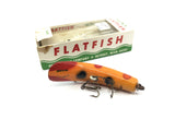 Vintage Helin Flatfish SPU Wooden Orange Color with Box and Paperwork