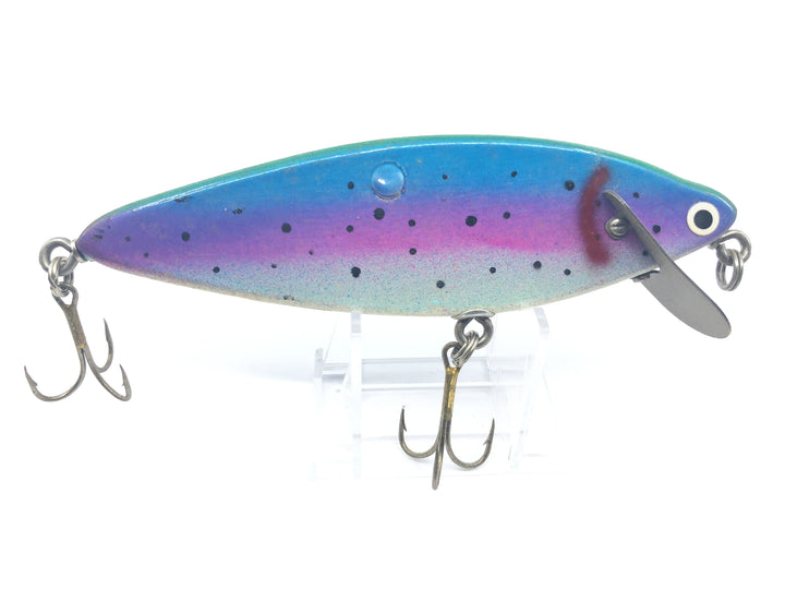 Vintage Hellraiser Psycho Path Musky Lure 6" Rainbow Trout Color