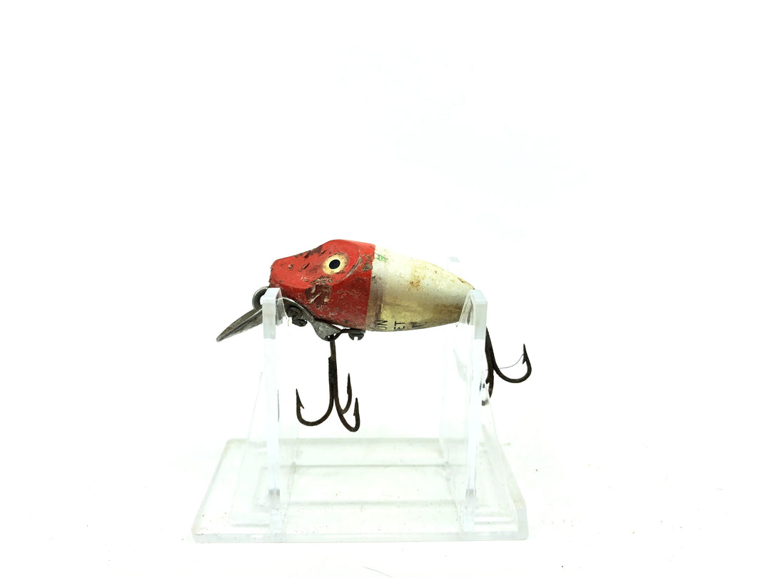 Heddon Midgit Digit River Runt Spook 9020 RH Red Head White Color