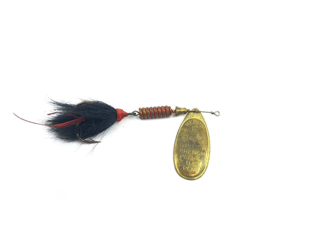 Mepps Algia Size 5 Dressed Black Musky Size