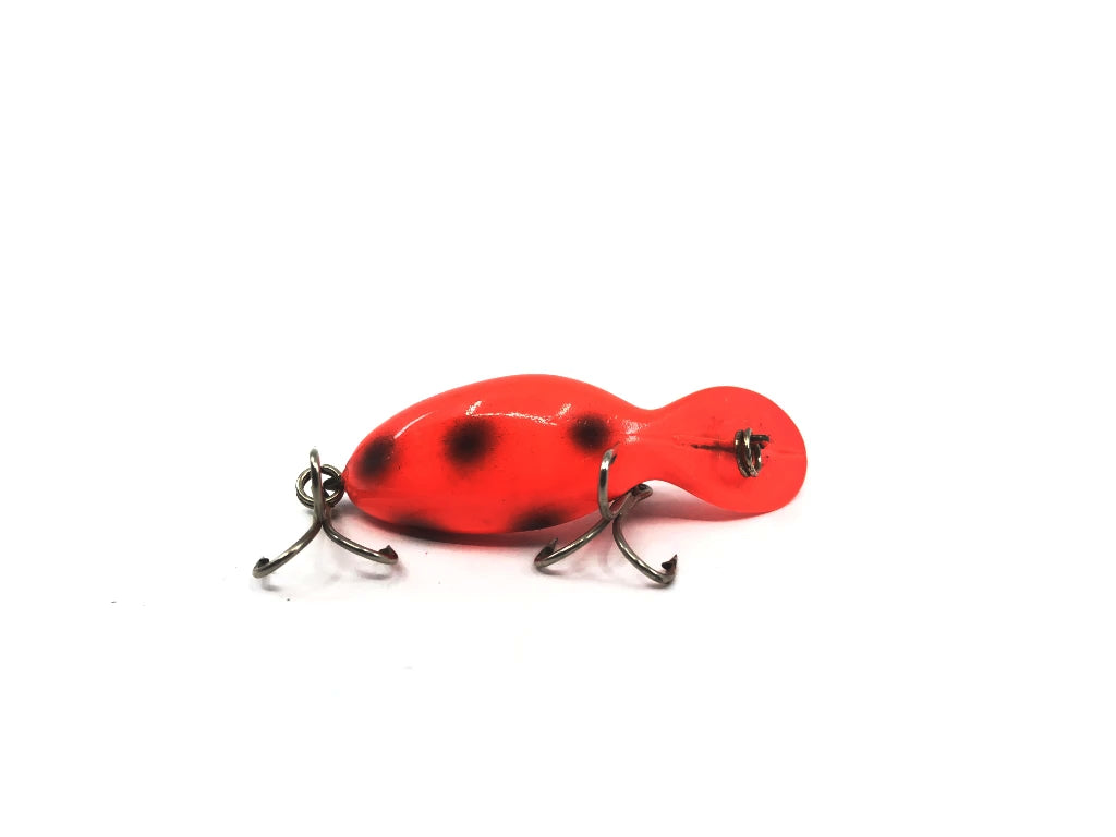 Heddon Tiny Tad Orange and Black Spots