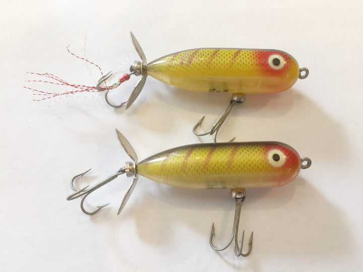 Heddon Baby Torpedo Perch Color Lot of 2