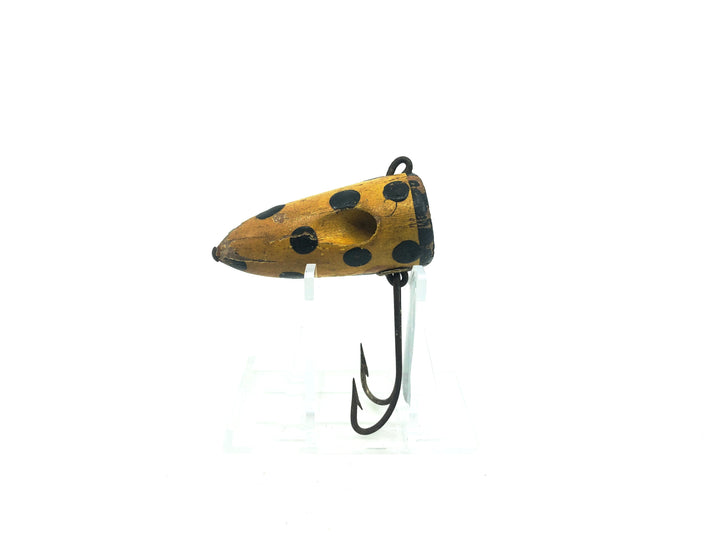 Biff Bait 1925 Milwaukee Wisconsin Lure Yellow/Black Dots Color