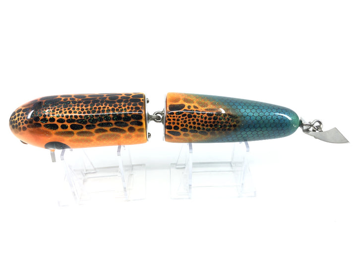 D&G Custom Jack 'n the Box Musky Lure Orange Dart Frog Color
