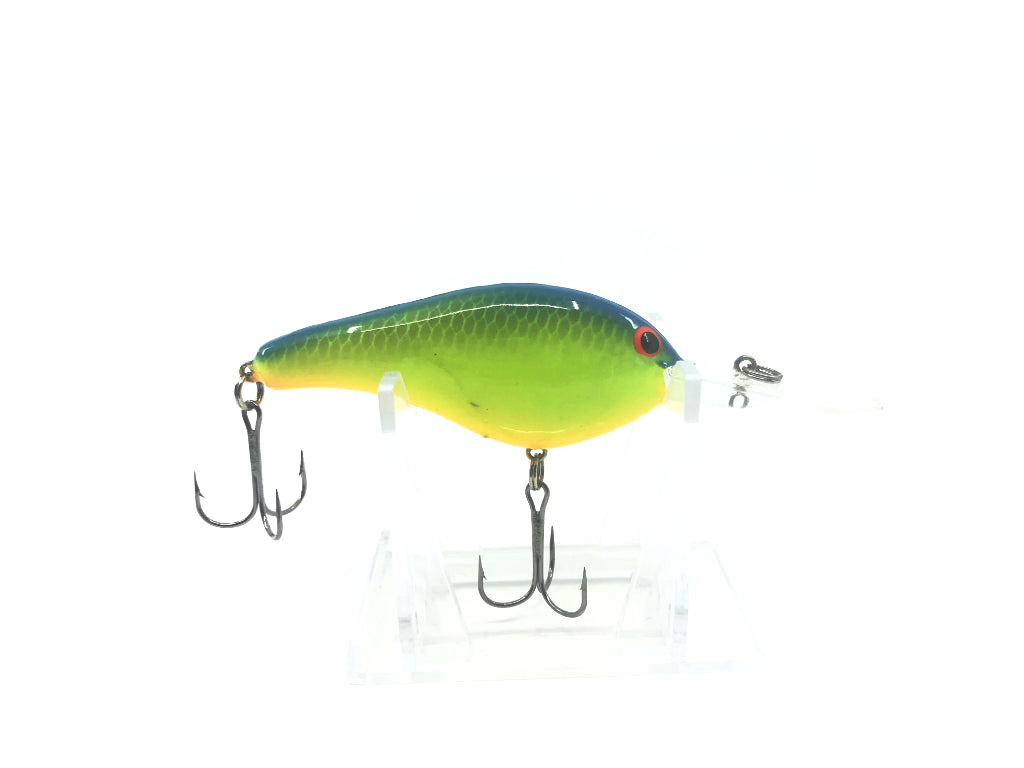 Blue and Green Scale Crankbait