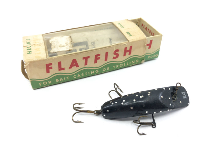Helin Flatfish X4 BSS Black Silver Specks Color in Box