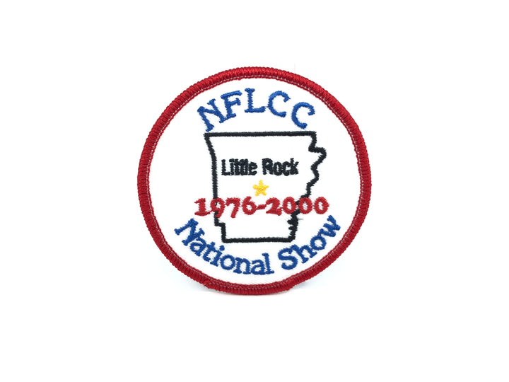 NFLCC Little Rock 1976-2000 National Show Club Patch