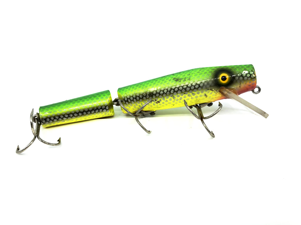 Wiley Jointed 6 1/2" Musky Killer in Lemon Lime Striper Color