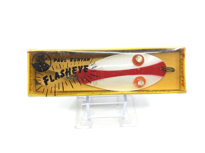 Paul Bunyan Flasheye Spoon No. 2600 Red and White New in Box