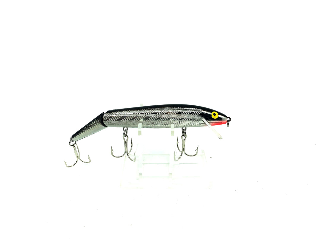 Rebel Jointed Minnow Silver/Black Back Color