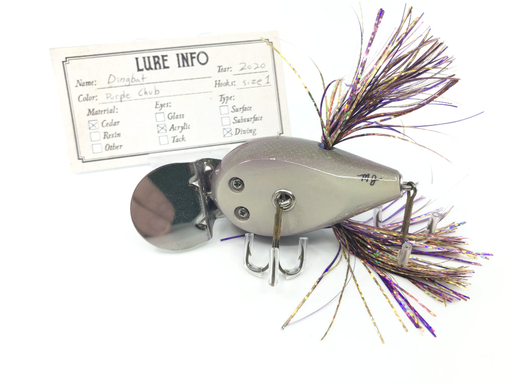Chautauqua Special Order Wooden Dingbat Purple Chub 2020 Color