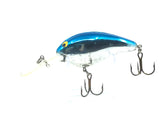 Large Metachrome Crankbait Blue and Silver