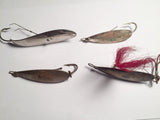 Johnson's Silver Minnows Lot of 4
