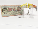 Heddon Yellow Shore Jointed River Runt In Correct Two Piece Box 