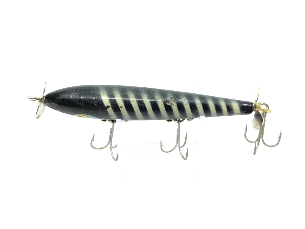 Smithwick Devils Horse Black with White Ribs Lure