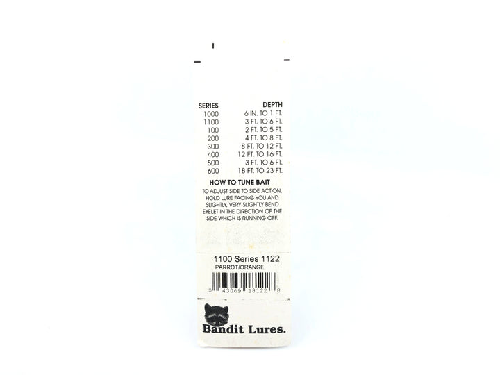 Bandit 1100 Series 1122 Parrot/Orange Color New on Card