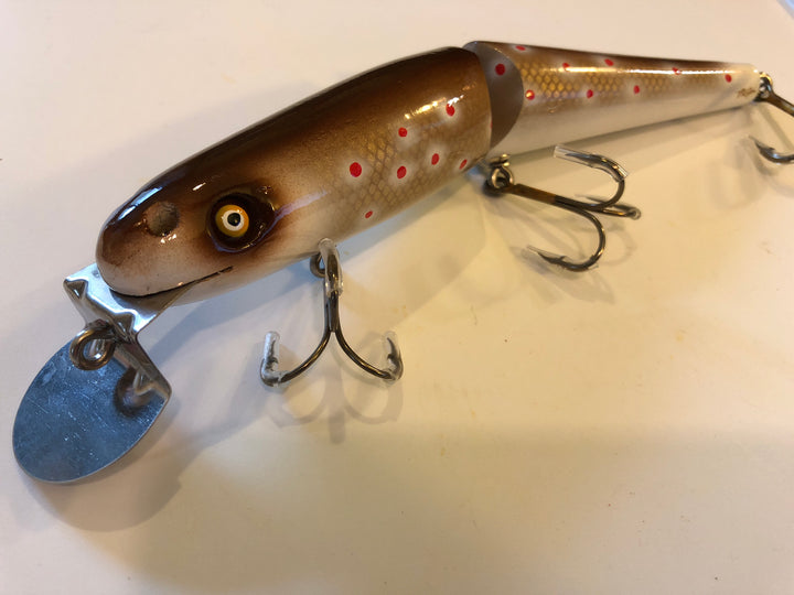 Jointed Chautauqua 8" Minnow Musky Lure Special Order Color "Bloody Water Snake"