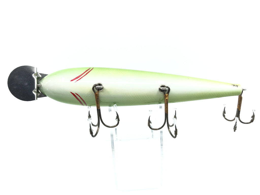 Chautauqua Custom Musky Wiggler Minnow Green Scale