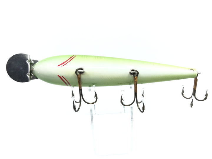Chautauqua Custom Musky Wiggler Minnow Green Scale