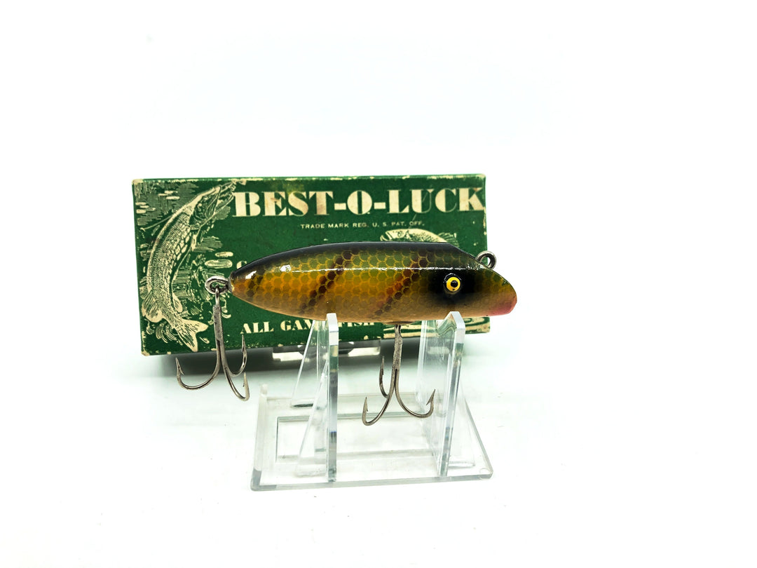 South Bend / Best-O-Luck 942 Baby Wobbler, YP Yellow Perch Color with Box