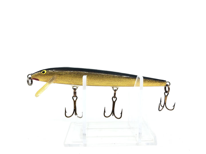 Rapala Floating Minnow F11 Gold Black Back