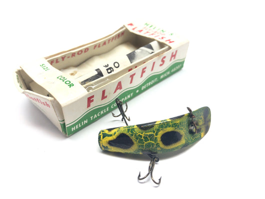 Helin Vintage Flatfish F6 Frog Color with Box and Paperwork