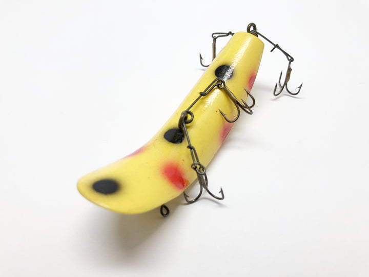 Helin Flatfish S3 Yellow with Red and Black Spots