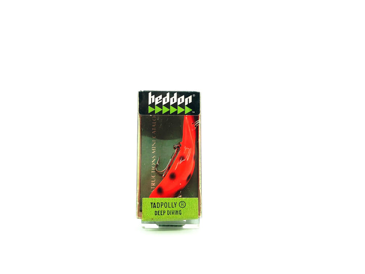 Heddon Tadpolly 9000 RFB Red Fluorescent/Black Spots Color, New in Box