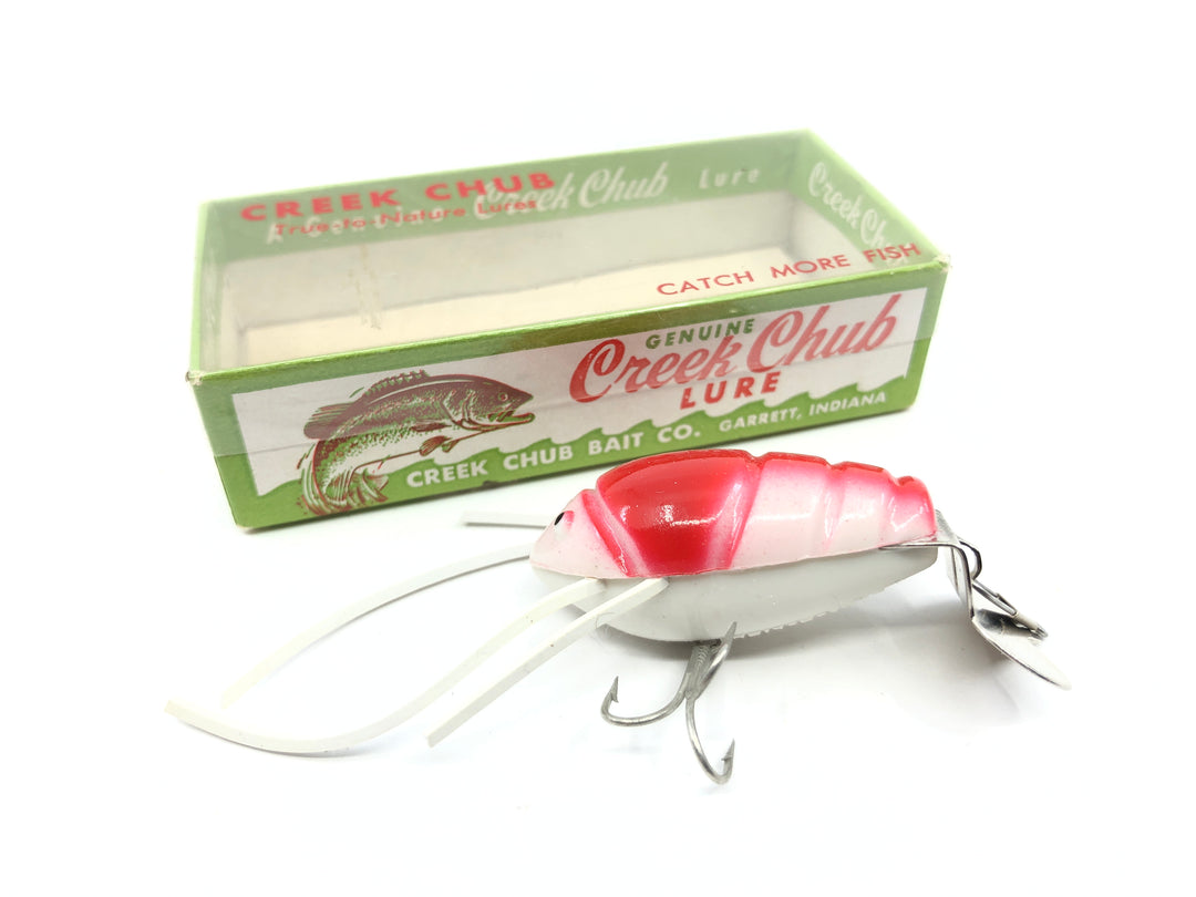 Creek Chub Cray-Z-Fish (Crazy Fish) New in Box Red and White