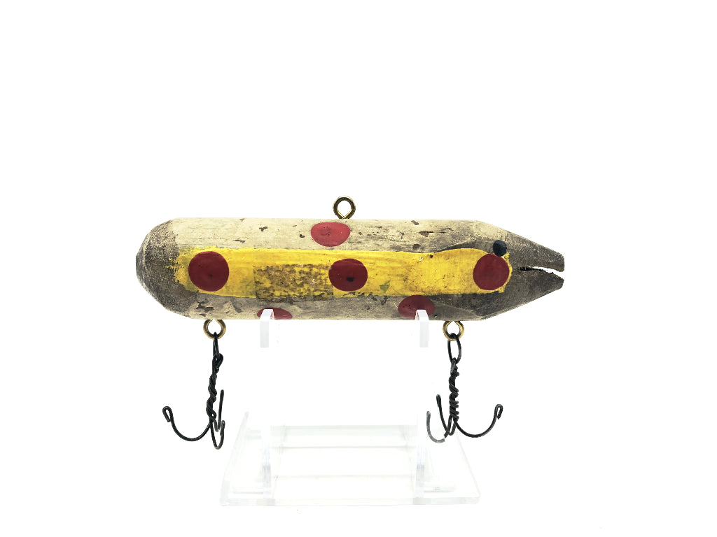 Decorative Mouse Lure Red Spots Yellow Strip
