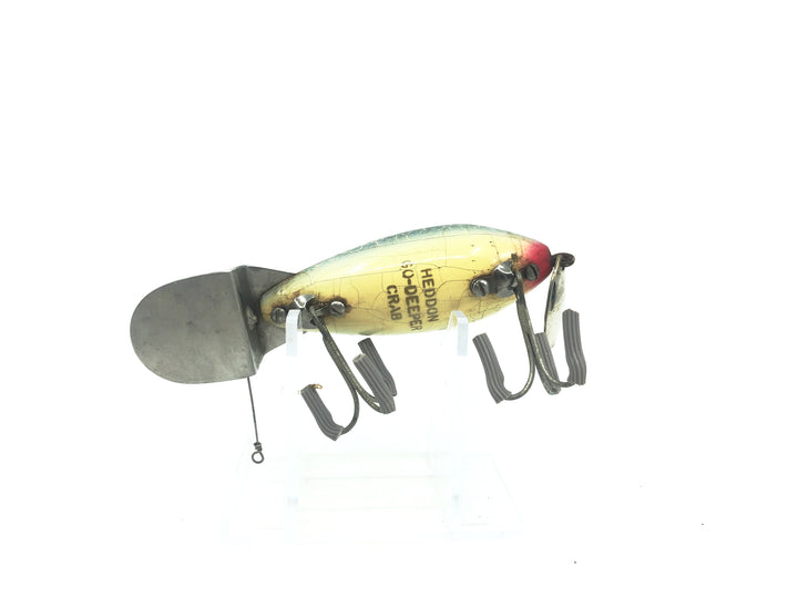 Heddon Go-Depper Crab, D1900, GCB Green Crackle Back Color