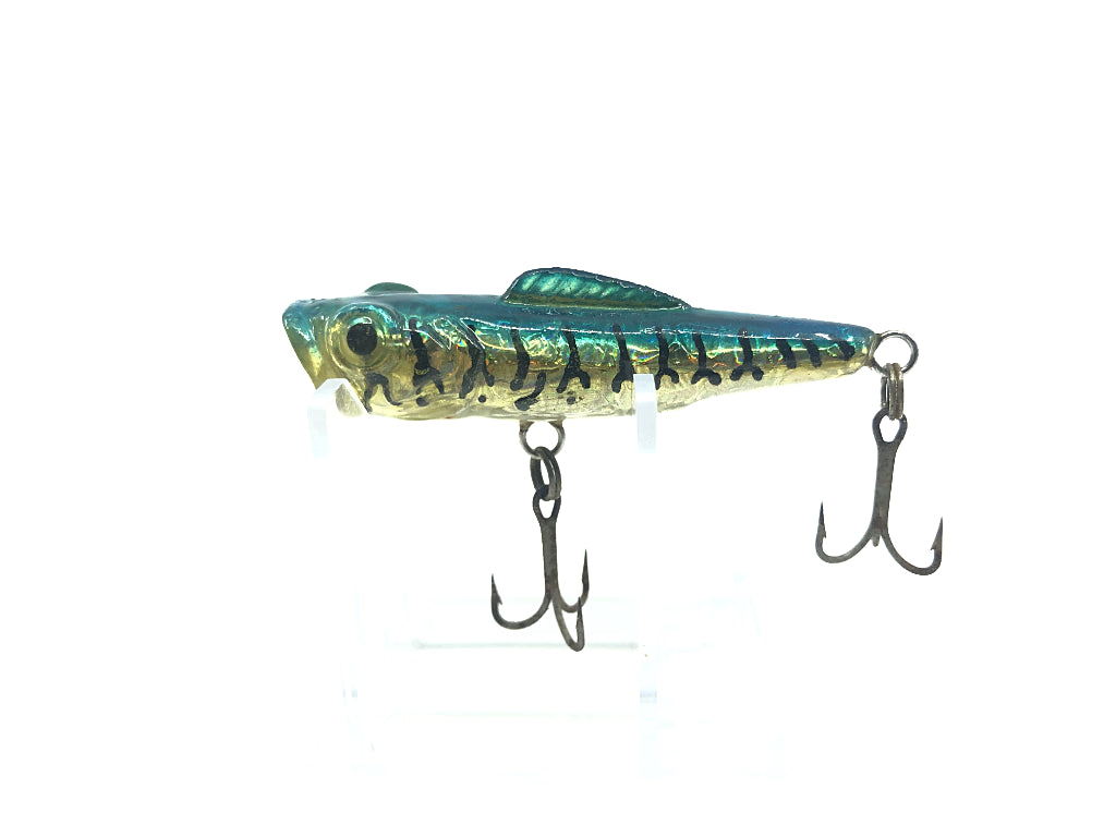 Realistic Blue and Gold Tiger Finned Popper