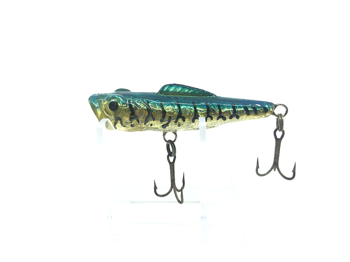 Realistic Blue and Gold Tiger Finned Popper