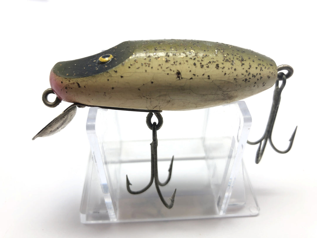 Paw Paw Lippy Joe River Runt Type Lure Olive Color Nice Condition