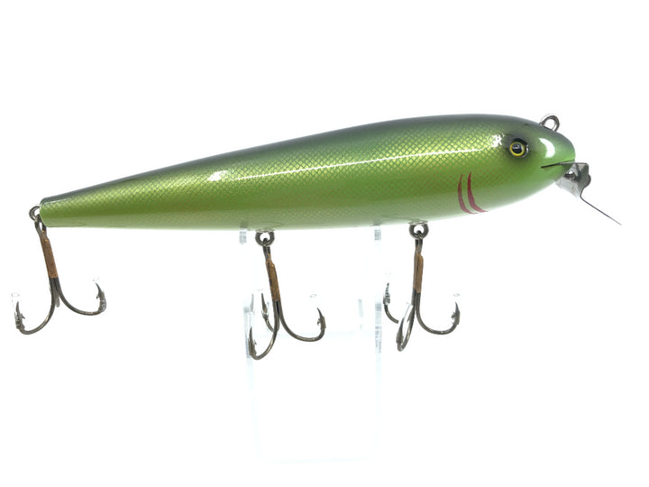 Chautauqua Custom Musky Wiggler Minnow Green Scale