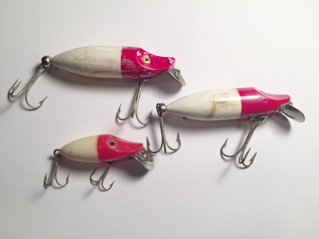 River Runts Lot of Three Red and White