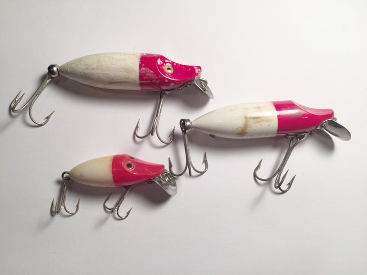 River Runts Lot of Three Red and White
