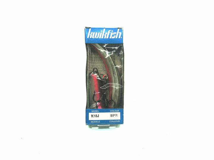 Pre Luhr-Jensen Kwikfish Jointed K18J SPR Sp Red Fluorescent Stripes Color New in Box Old Stock