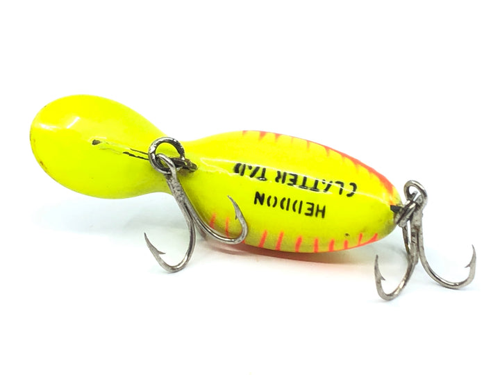 Heddon Clatter Tad FYO Fluorescent Yellow With Orange Ribs