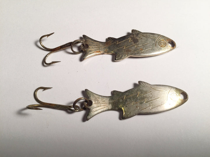 Atlantic Lures Fish Spoons  Lot of Two